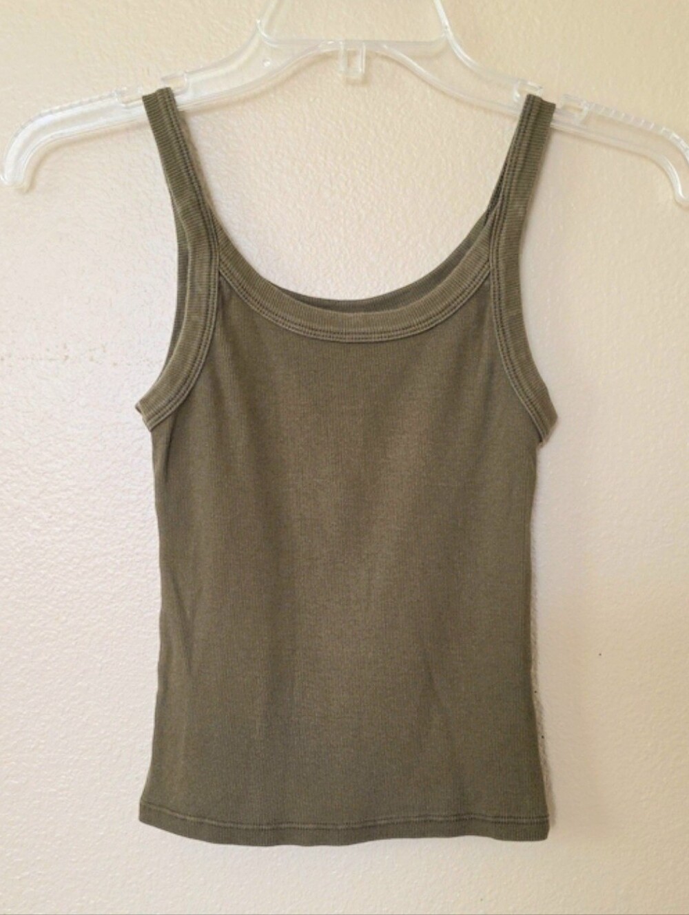 Reformation Womens Olive Green Calie Tank - Size Small
